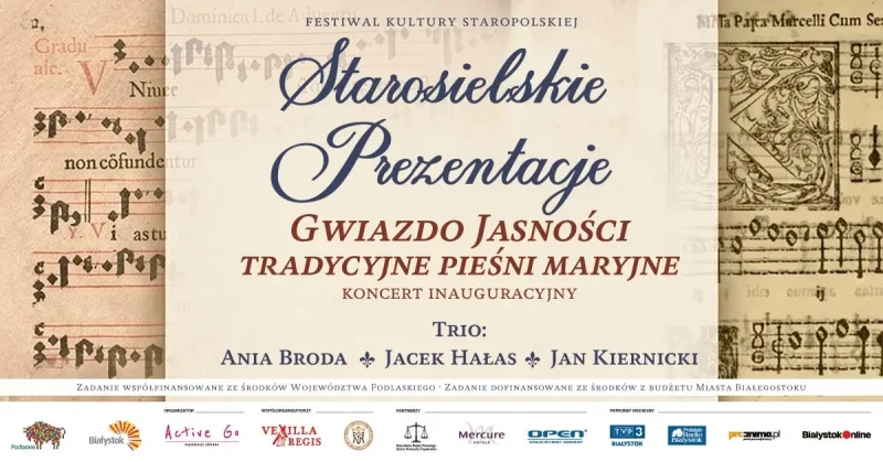 Koncert inauguracyjny „Gwiazdo Jasności” - 30 sierpnia 2026 (Niedziela), godz. 19:00 - Kościół św. Andrzeja Boboli w Białymstoku